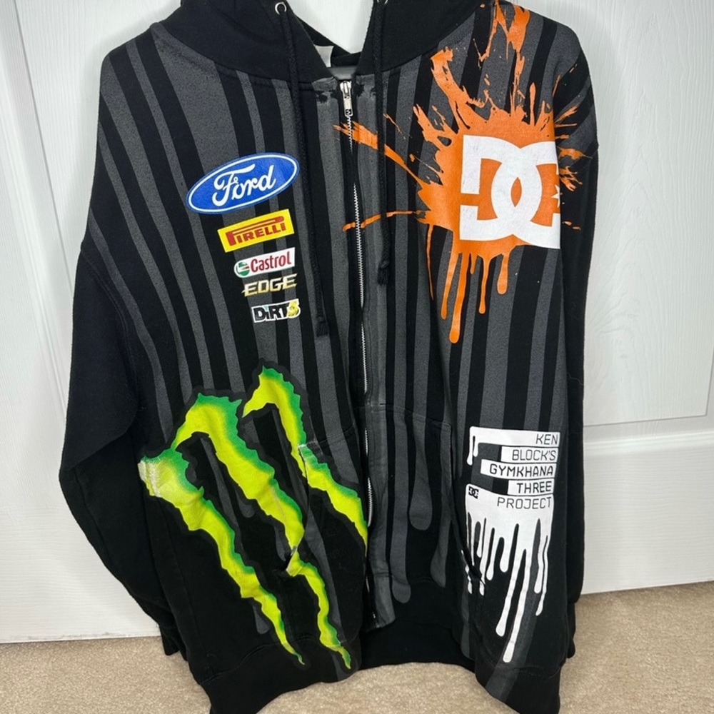 Ken Block Monster DC Hoodie Size XL